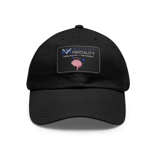 The Wright Mentality Hat with Leather Patch (Rectangle)