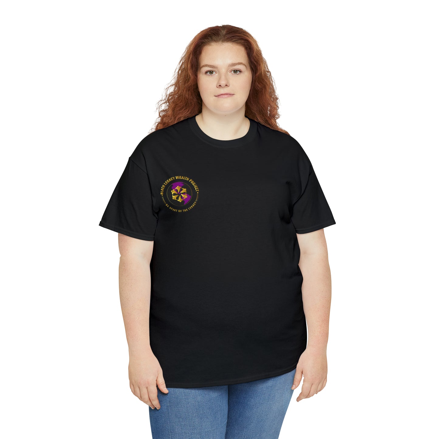 Women's  Black Legacy Wealth Project  Heavy Cotton Tee