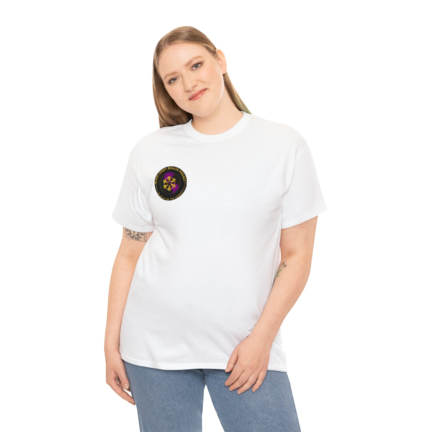 Women's  Black Legacy Wealth Project  Heavy Cotton Tee