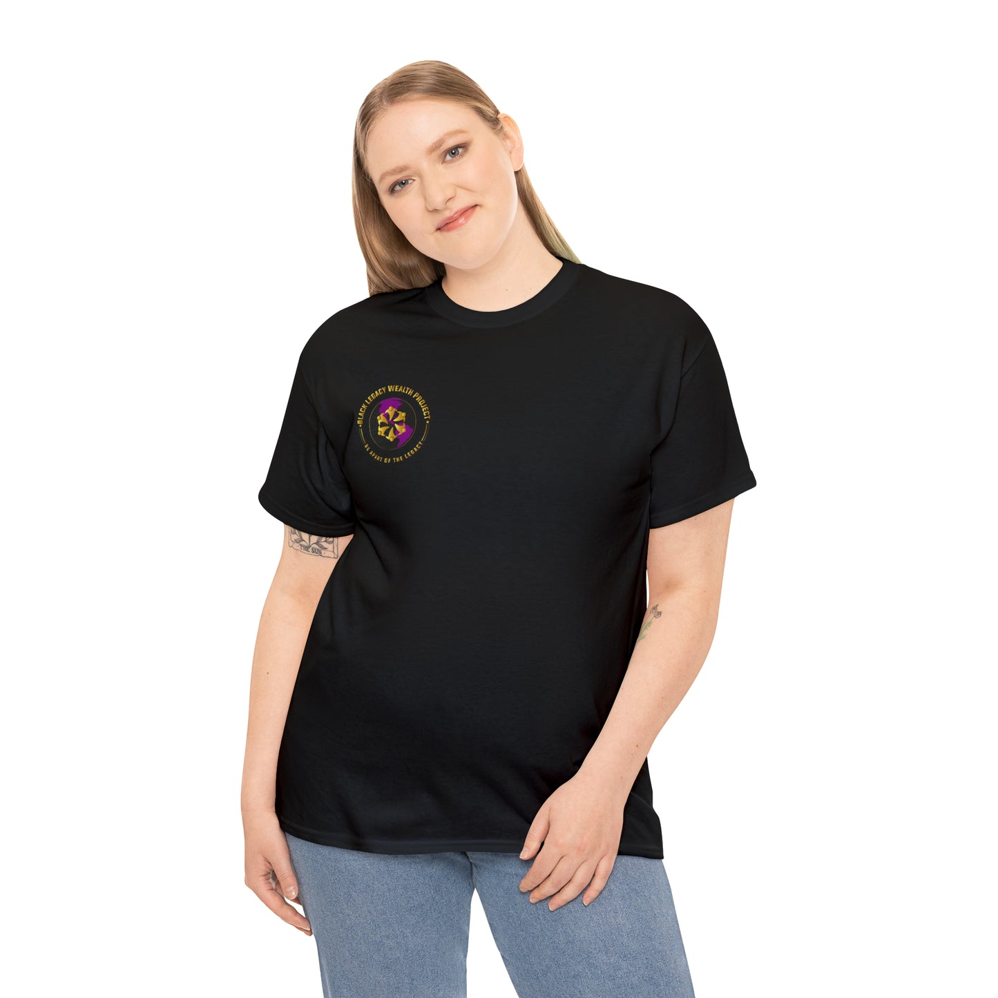 Women's  Black Legacy Wealth Project  Heavy Cotton Tee