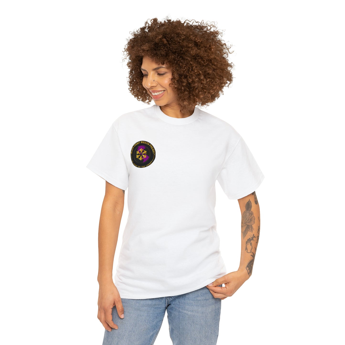 Women's  Black Legacy Wealth Project  Heavy Cotton Tee